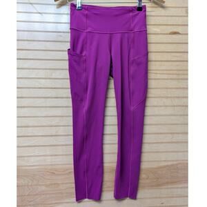 Lululemon Fast and Free High-Rise Crop 23" Purple